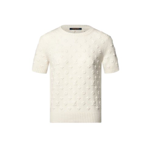 1AJZ84 루이비통 NAUTICAL 엠브로이더드 모노그램 니트 톱